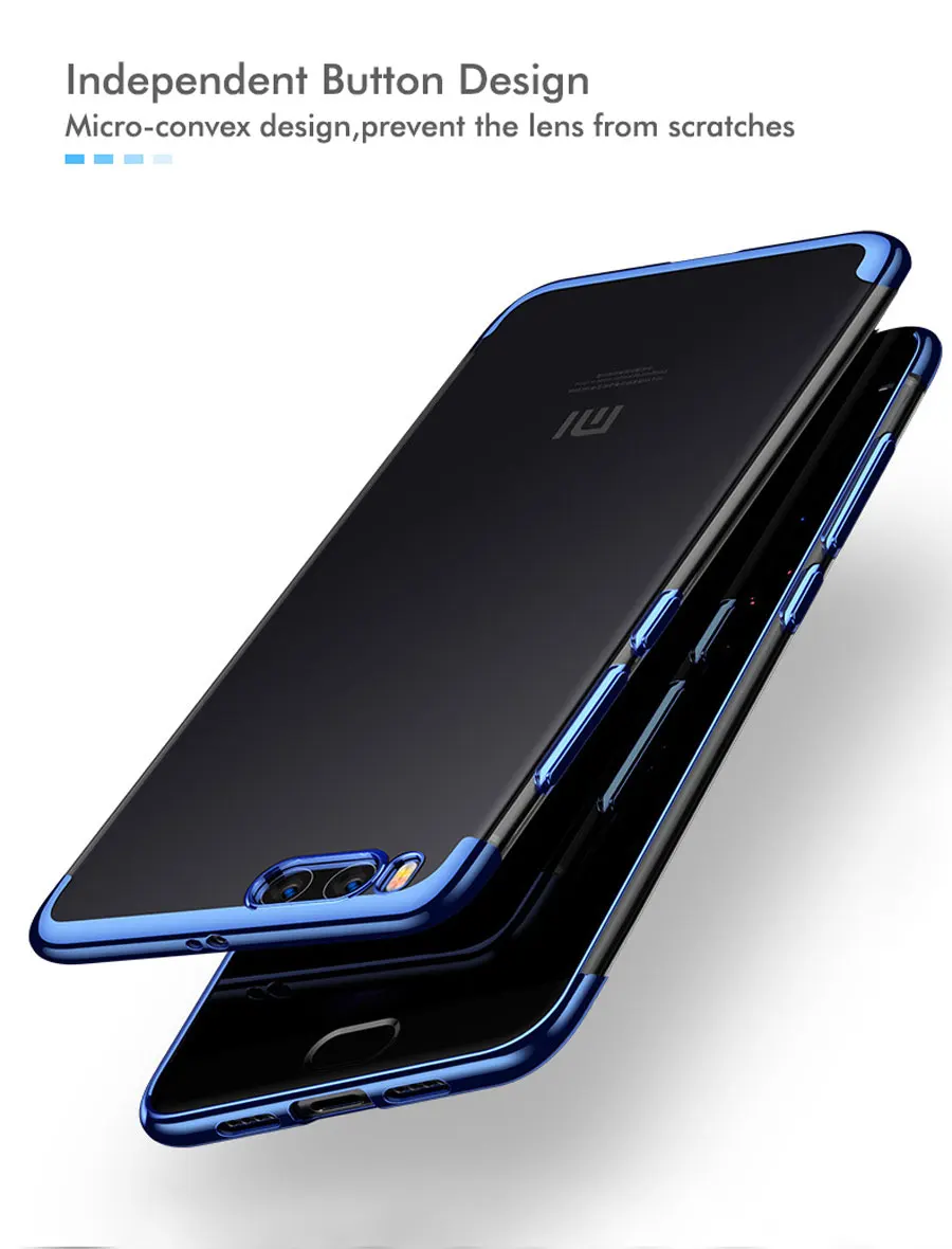 Роскошный мягкий ТПУ чехол для Xiaomi Redmi Note 4X 5 5A Pro прозрачный силиконовый Max3 Mix2s 8 SE |