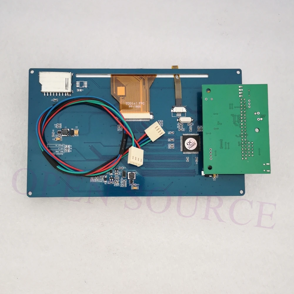 3d принтер 4," 7" lcd цветной сенсорный экран+ панель контроллера для DuetWifi Duet 2 Ethernet Advanced 32 Bit Электроника