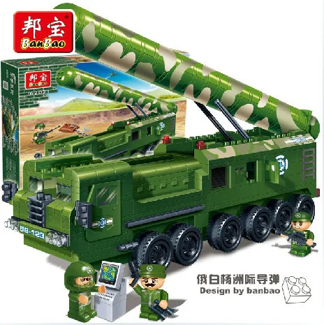 Banbao model building kits compatible with lego city army 693 3D blocks Educational &amp toys hobbies for children | Игрушки и хобби