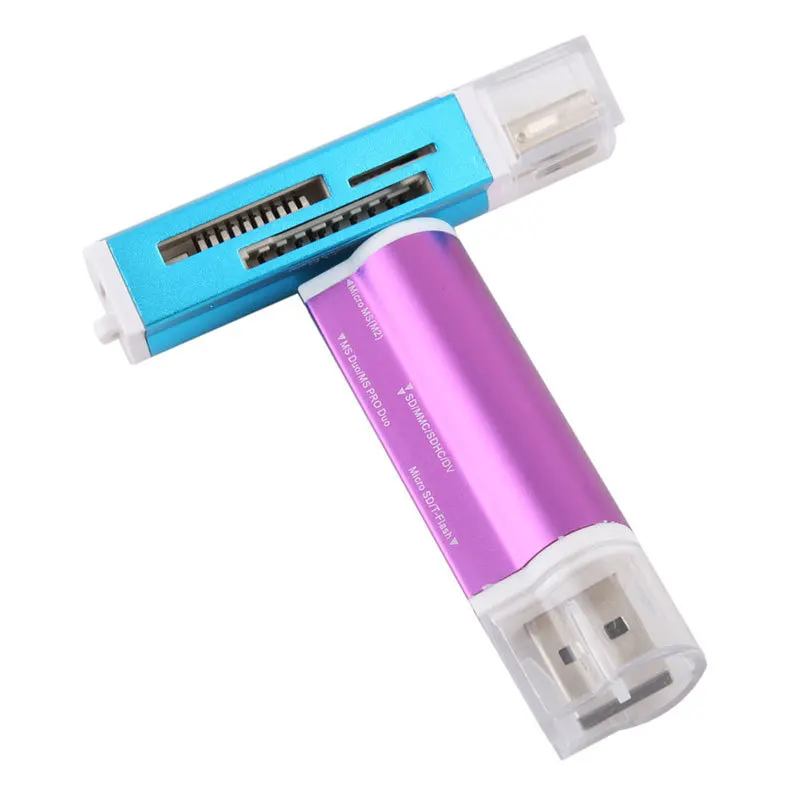 1X Все в 1 USB 2 0 Мульти устройство для чтения карт памяти Micro SD/TF M2 MMC MS Duo #22995|all card
