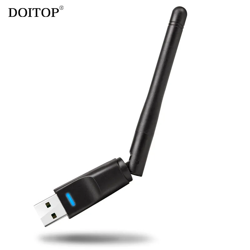DOITOP портативный беспроводной сетевой адаптер 300 Мбит Ralink RT5370 USB 2,0 WiFi адаптер карты 802,11 b/g/n с Вращающийся антенны A3 адаптер wifi wifi адаптер ralink 300 мбит