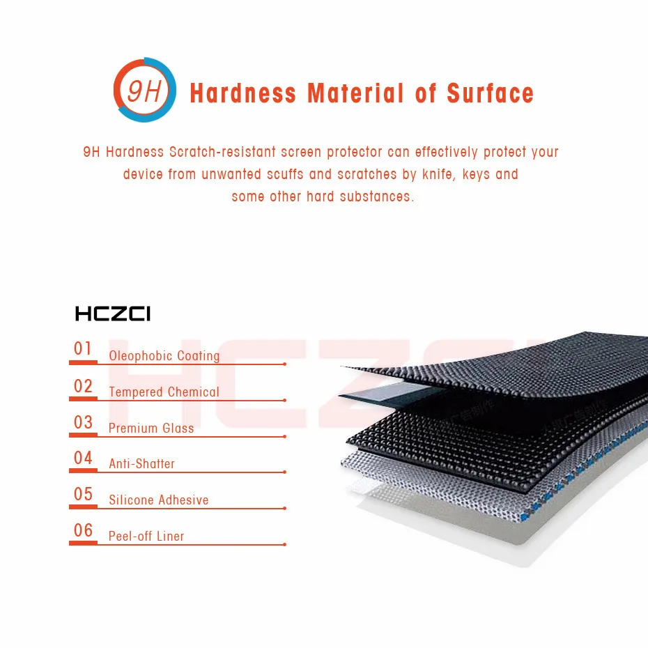 HCZCI for Xiaomi Redmi Note 7 Pro glass screen protector high quality full coverage glue tempered Protective film | Мобильные
