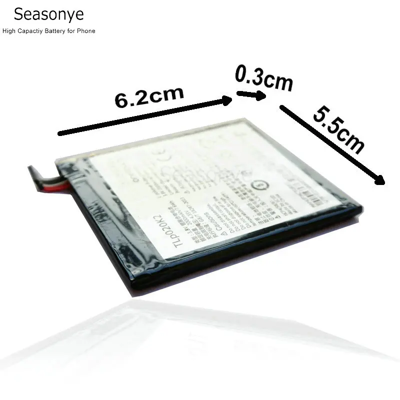 Seasonye 5 шт./лот 2000 мАч/7.6Wh TLP020K1/TLP020K2 запасная батарея для Alcatel One Touch POP 6039 H / Y K Idol 3 4 7