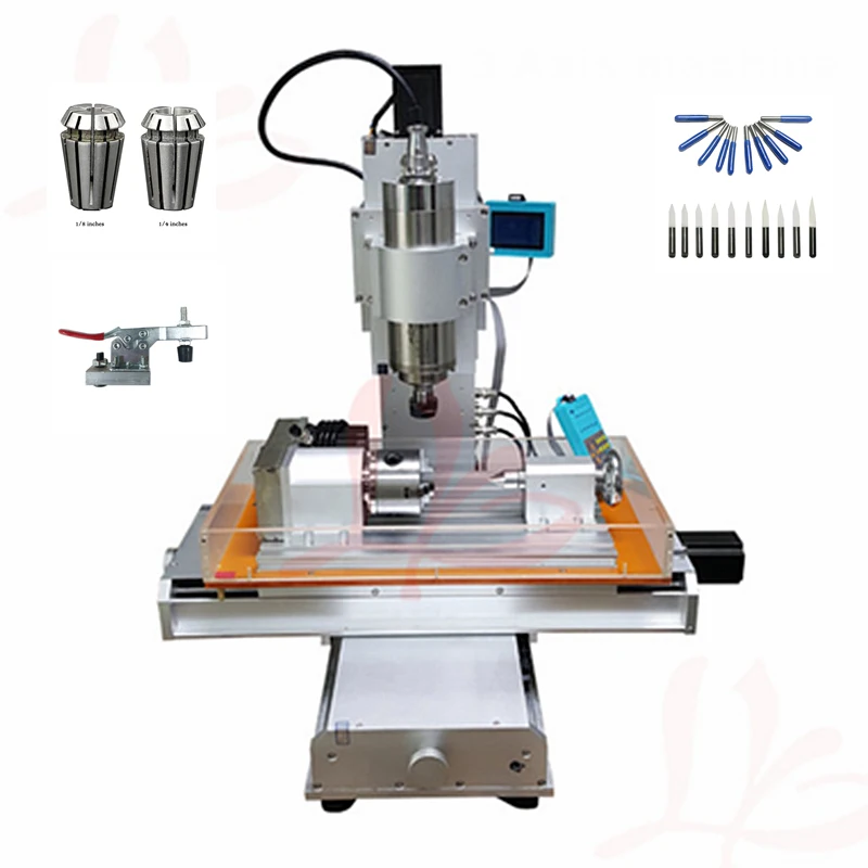 

Вертикальная колонка типа 30*40 1,5 кВт 3 оси 4 оси 5 оси мини ЧПУ роутер с шариковым винтом металлическое сверление гравировка резак