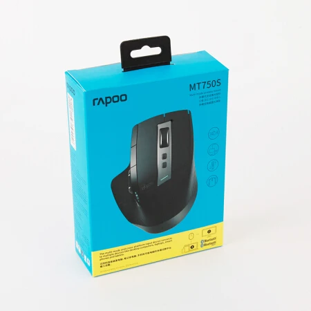 Rapoo MT750S Bluetooth 2 4 г беспроводной двойной режим мышь MT750 обновления перезаряжаемые