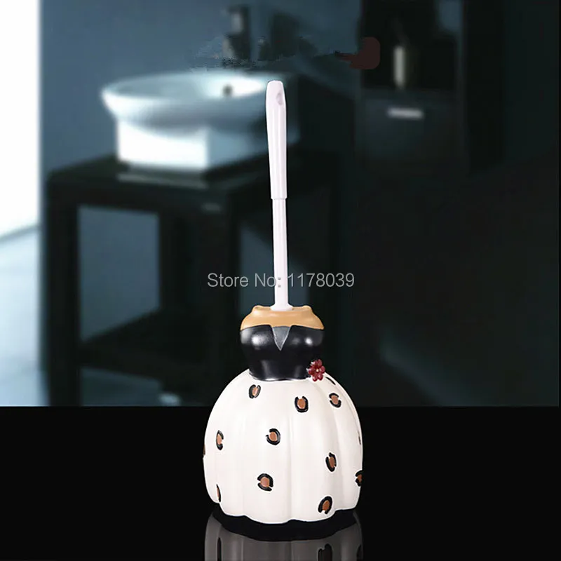 

Ершик для унитаза с длинной ручкой, в европейском стиле, из Набор щеток для туалета смолы, ершик для Чистки унитаза, J16180