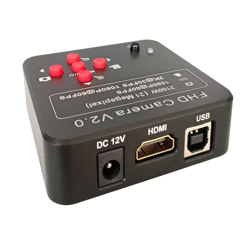 130X c креплением 21MP полный HD1080P 60FPS 2 K 2100 W HDMI USB цифровой видео микроскоп Камера для