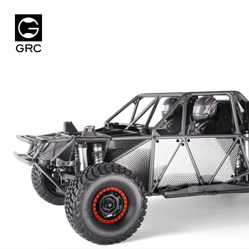 GRC Нержавеющая сталь Сторона Шасси Панель для 1/7 Traxxas udr|Детали и аксессуары| |