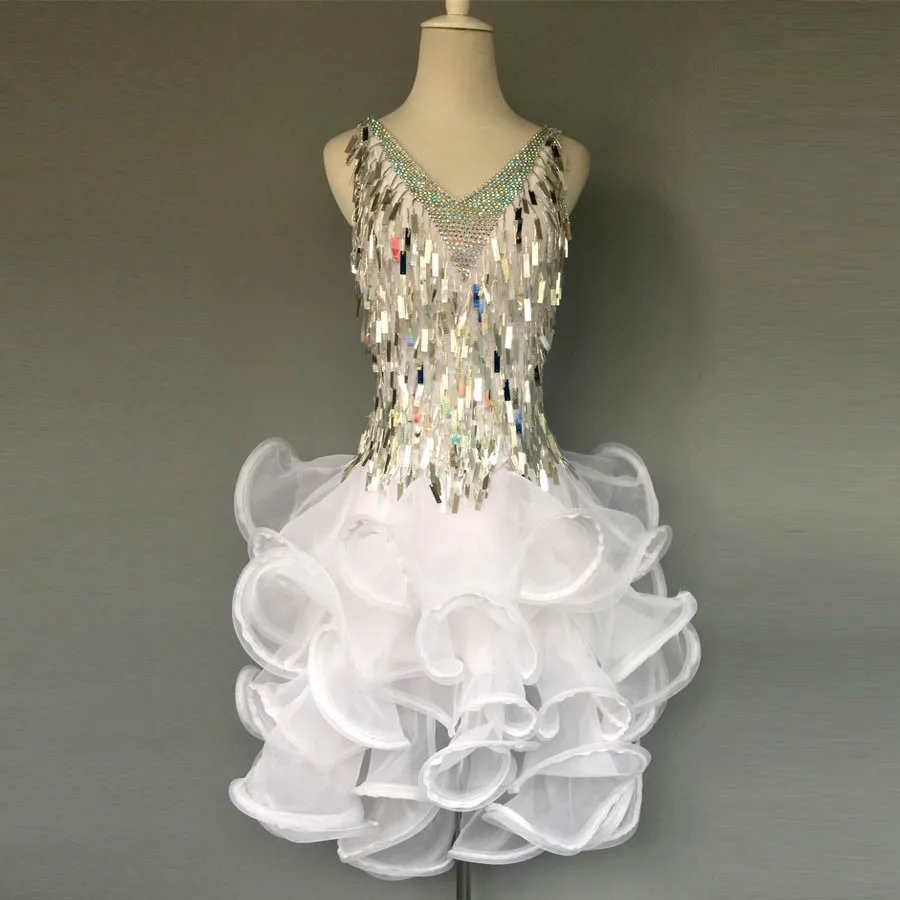 

Новый стиль, костюм для латинских танцев, сексуальные камни, пайетки, платье для латинских танцев, платья для латинских танцев, A38 S-4XL