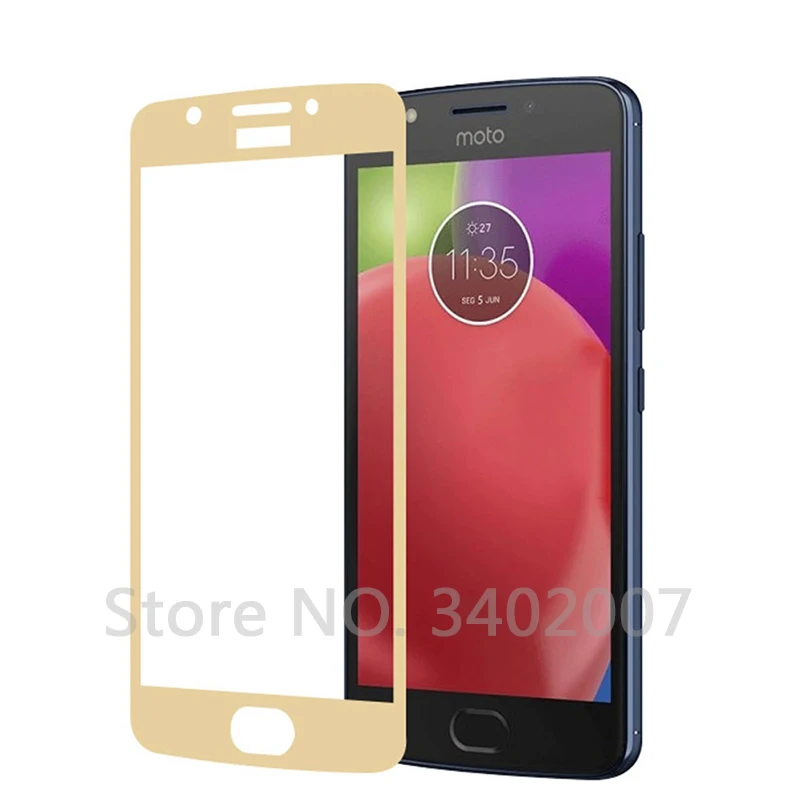 2.5D полное покрытие закаленное Стекло для Motorola G5 G5S плюс красочный Экран протектор
