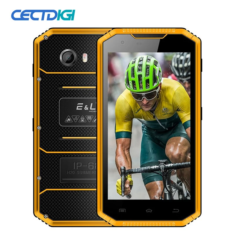 E& L W7s 4G мобильный телефон Android 7,0 5,0 дюймов водонепроницаемый ударопрочный IP68 MTK6737 четырехъядерный 2 Гб ram 16 Гб rom 2800 мАч смартфон
