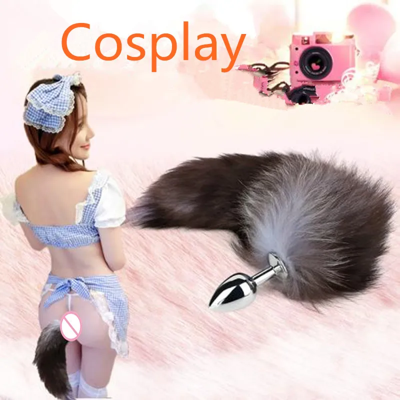 SAIXS Metal Anal Toys Fox Tail Plug Erotic Butt Sex for Woman And Men Sexy Adult Toy | Красота и здоровье