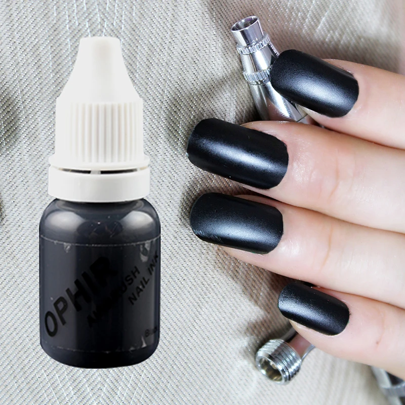 OPHIR PRO 12 цветов Airbrush краски для ногтей 10 мл/бутылка акриловых красок чернила