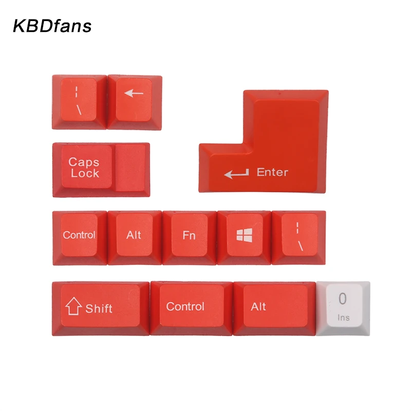 Kbdfans Новое поступление pbt топ с принтом кепка вишневый профиль 117 клавиш 1 75 shift для