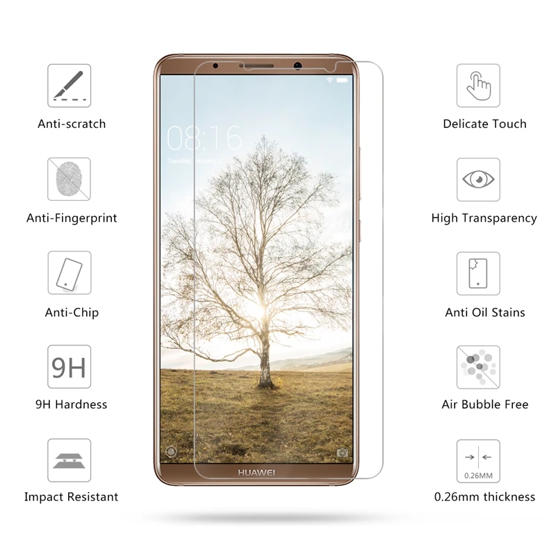 10 шт./лот Премиум закаленное Стекло для huawei Коврики Pro Экран протектор Закаленное