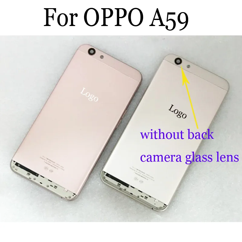 

100%New Battery Back Rear Cover Door Housing For OPPO A59 Battery Cover For OPPO A 59 Shell Replacement OPPOA59 Parts