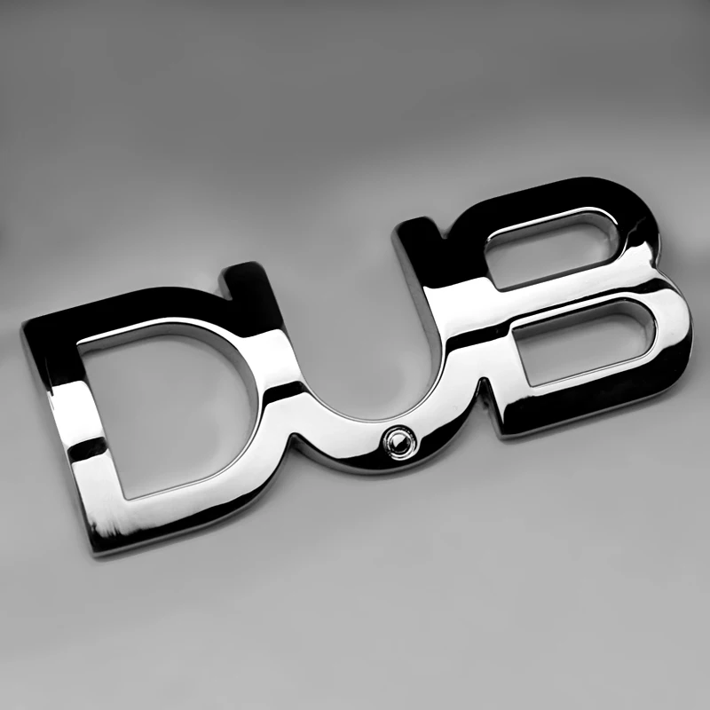 Noizzy DUB Ho Double Dime логотип машины авто значок стикер эмблема 100% 3D металлический Тотем