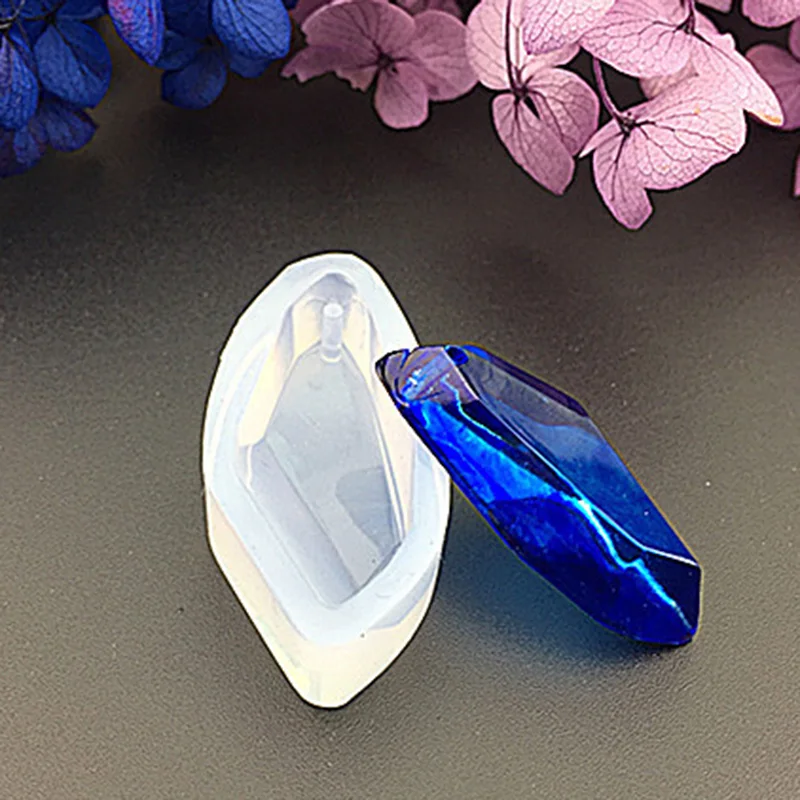 Алмазная ограненная силиконовая форма для подвесок на торт инструмент