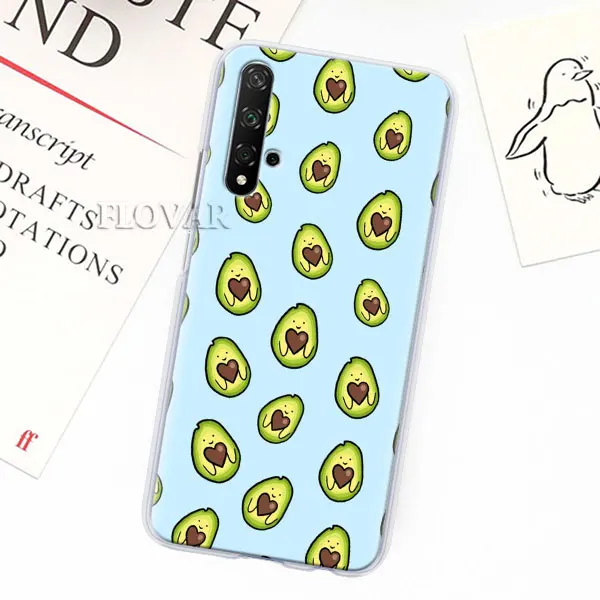 015 Забавный чехол для телефона Tumblr avocado s для Honor 9 10 Lite 20 Pro 8X 8A 8C 8S Y7 Y9 View 20, Жесткий Чехол из поликарбоната - Цвет: 015