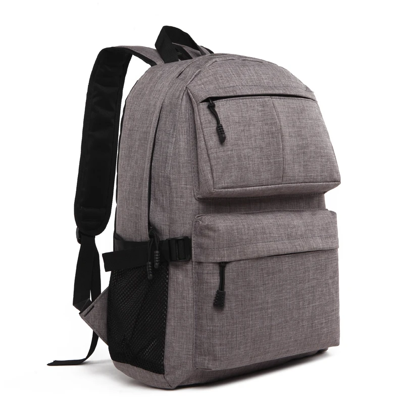 Рюкзак мужской с внешним разъемом микро USB и зарядным устройством|bags for college|men