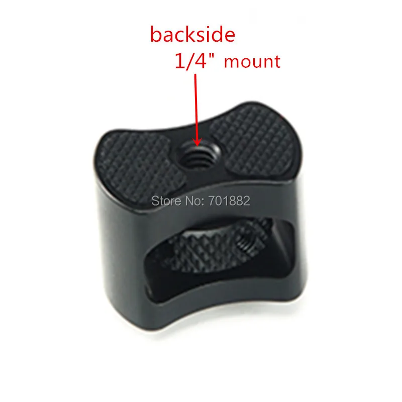 Быстроразъемное монтажное основание штекер 1/4 к гнезду или 1/4|mounting screws|tripod mount