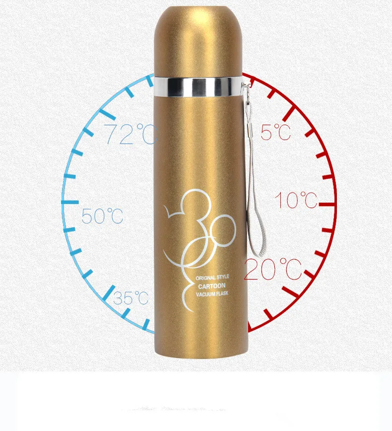 1 шт. термос с Микки Маусом из нержавеющей стали|travel vacuum flask|vacuum flaskgarrafa termica |