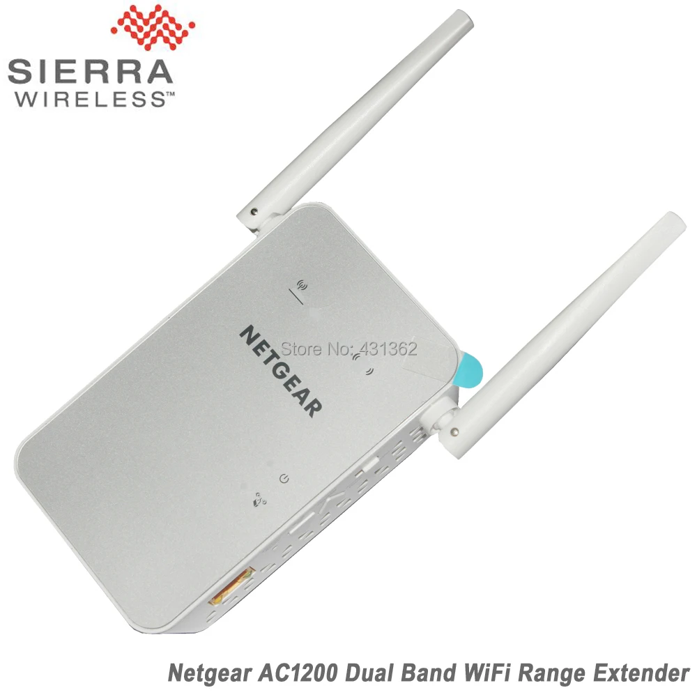 Двухдиапазонный удлинитель NETGEAR 11AC 1200 Мбит/с 802.11ac (300 + 900 Мбит/с)|Сетевые адаптеры c