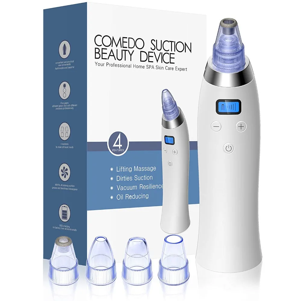 Deston Facare X11 пылесос для удаления черных пор USB Перезаряжаемый экстрактор с 4