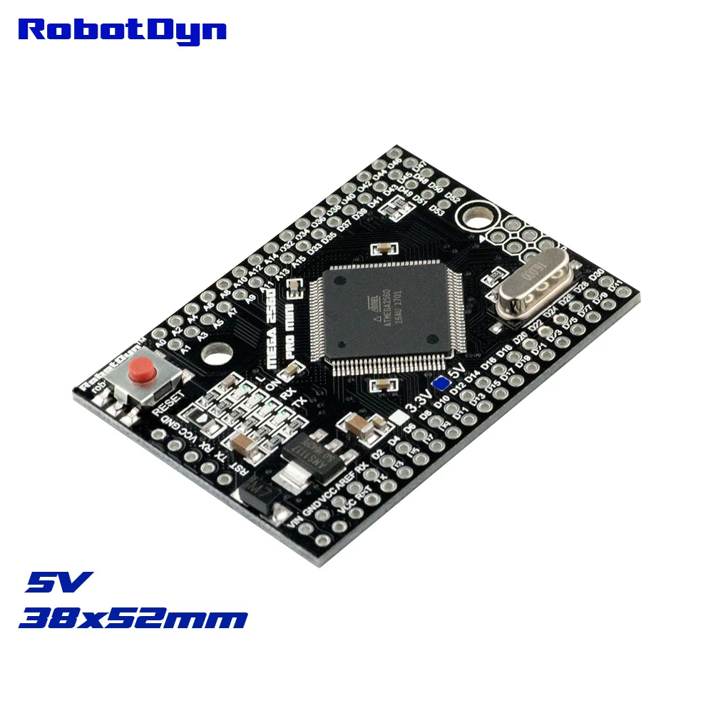 Mega 2560 PRO MINI 5V ATmega2560 16AU без штыревых разъемов. Совместимость с Arduino 2560.|pro mini|mini minimini