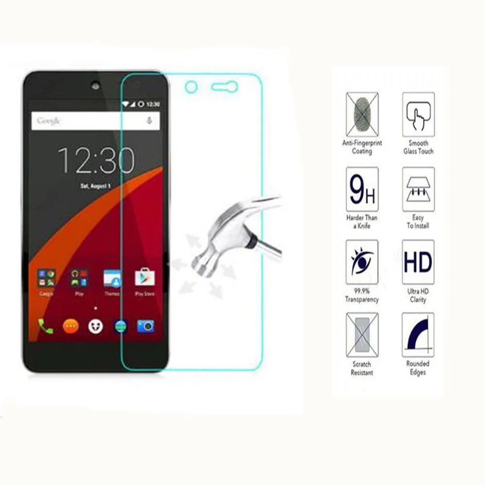 Закаленное стекло для Wileyfox Swift 2.5D 9H Взрывозащищенная защитная пленка экрана 5 0