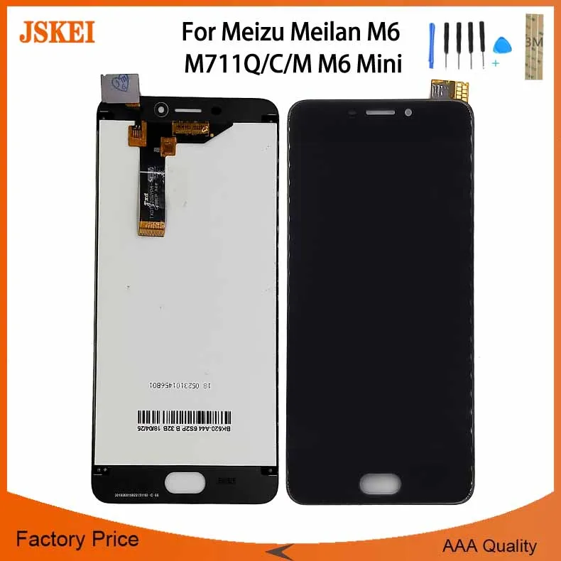 Запасные части 5 2 дюймовый ЖК дисплей для Meizu M6 кодирующий преобразователь