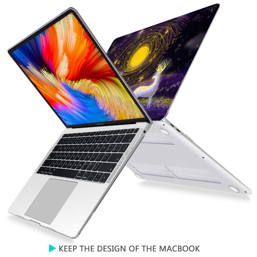 Redlai прозрачный чехол Dear для Macbook Air 13 дюймов A1932 A2179 2020 Mac Pro Retina 16 Сенсорная панель