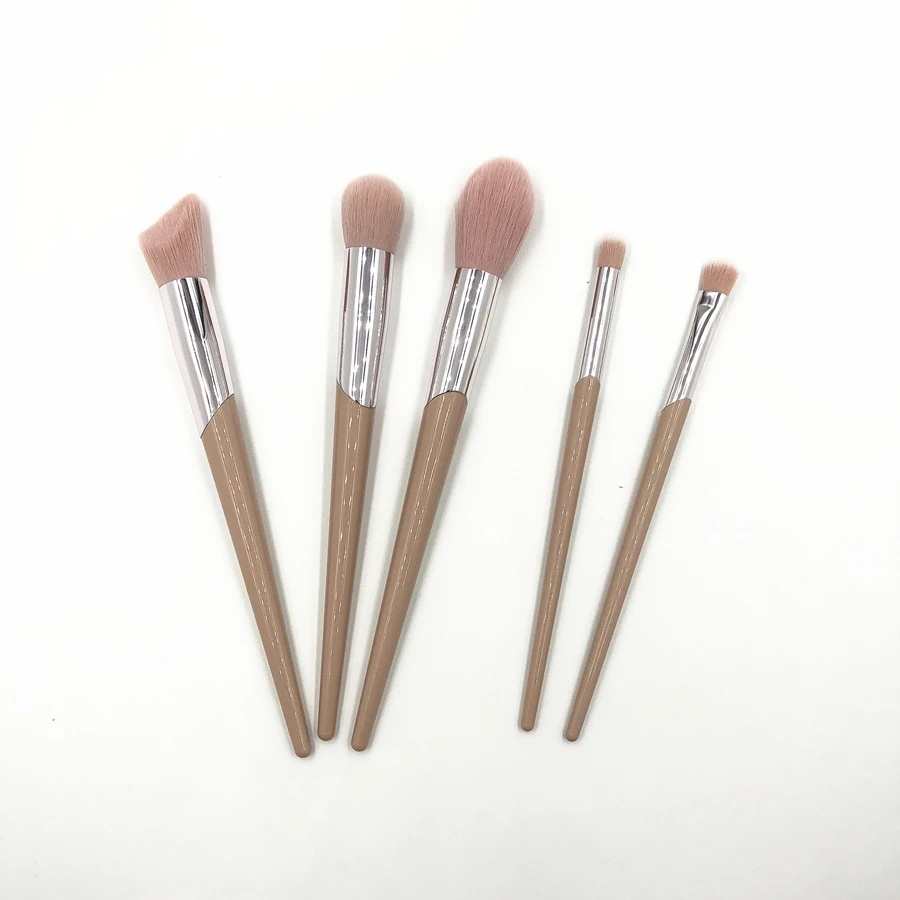 FB Brand Style Pink Flame Blending Blush Brush Highlighter Eyeshadow Brush Curve Sculpting Makeup Brush make up brush set