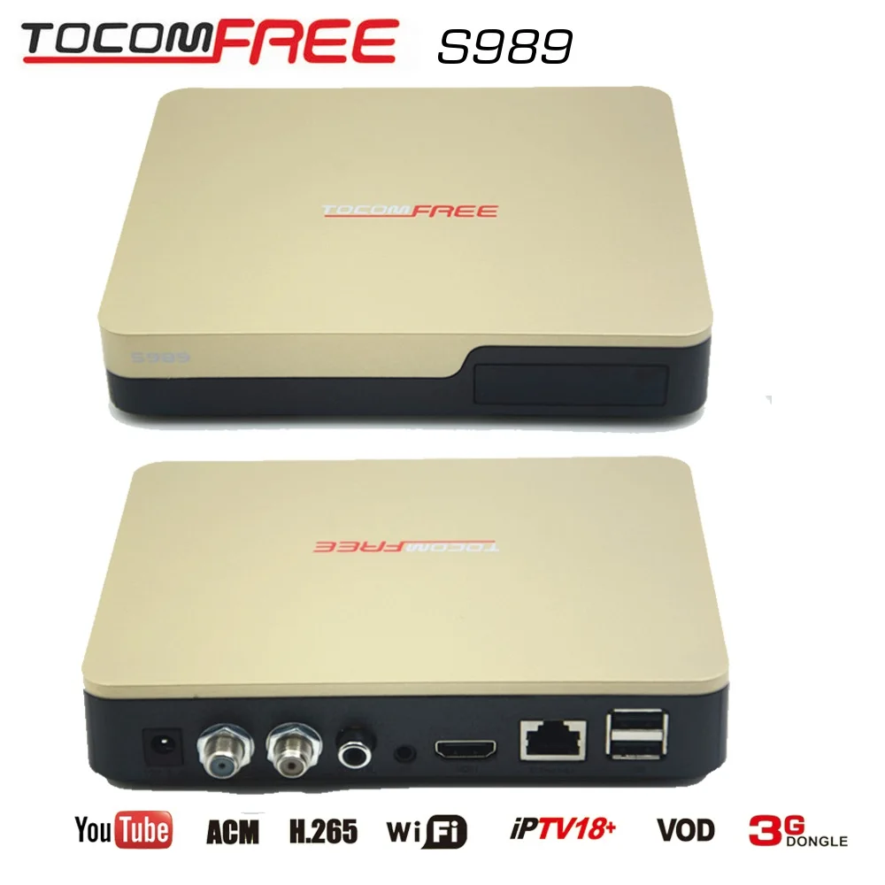 Рецептор de спутник SKS Икс tocomfree S989 Спутниковый Ресивер FTA HD IPTV двойной тюнер Южной
