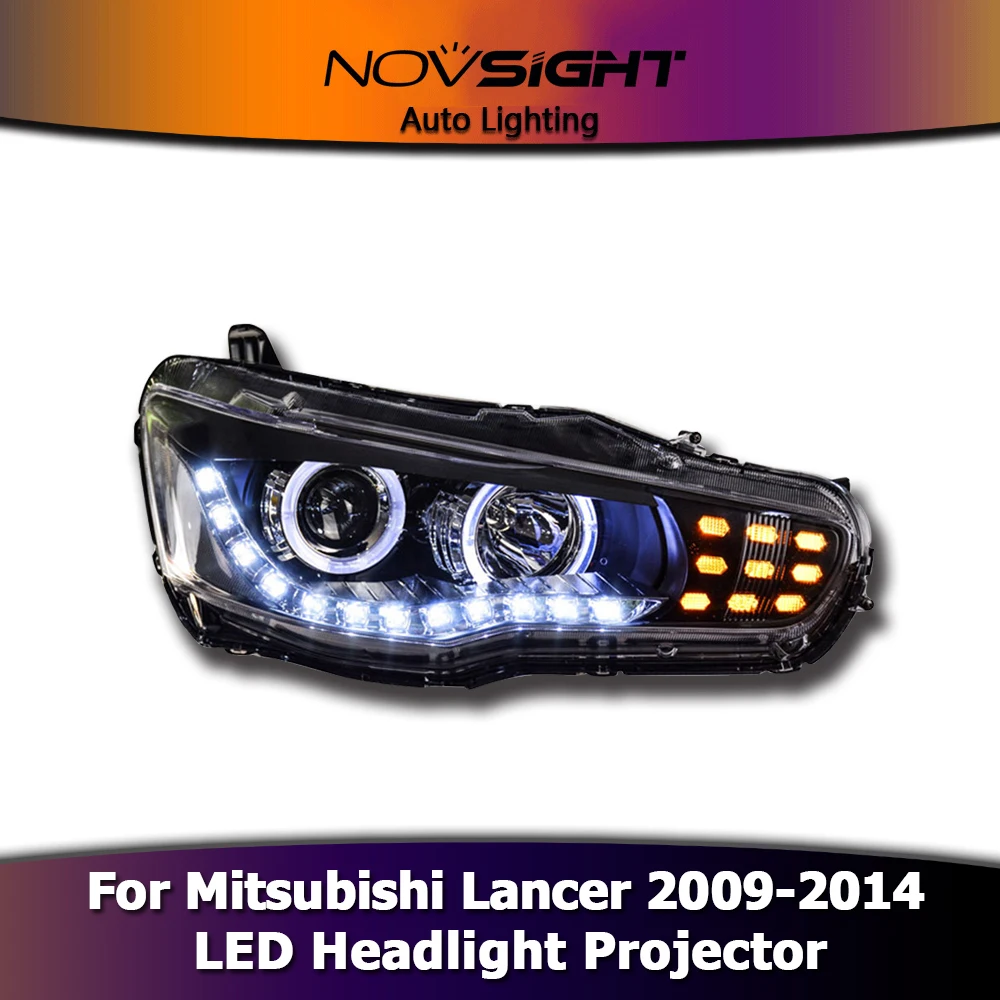 NOVSIGHT 2 шт. автомобильный светильник светодиодный прожектор головной сенсор