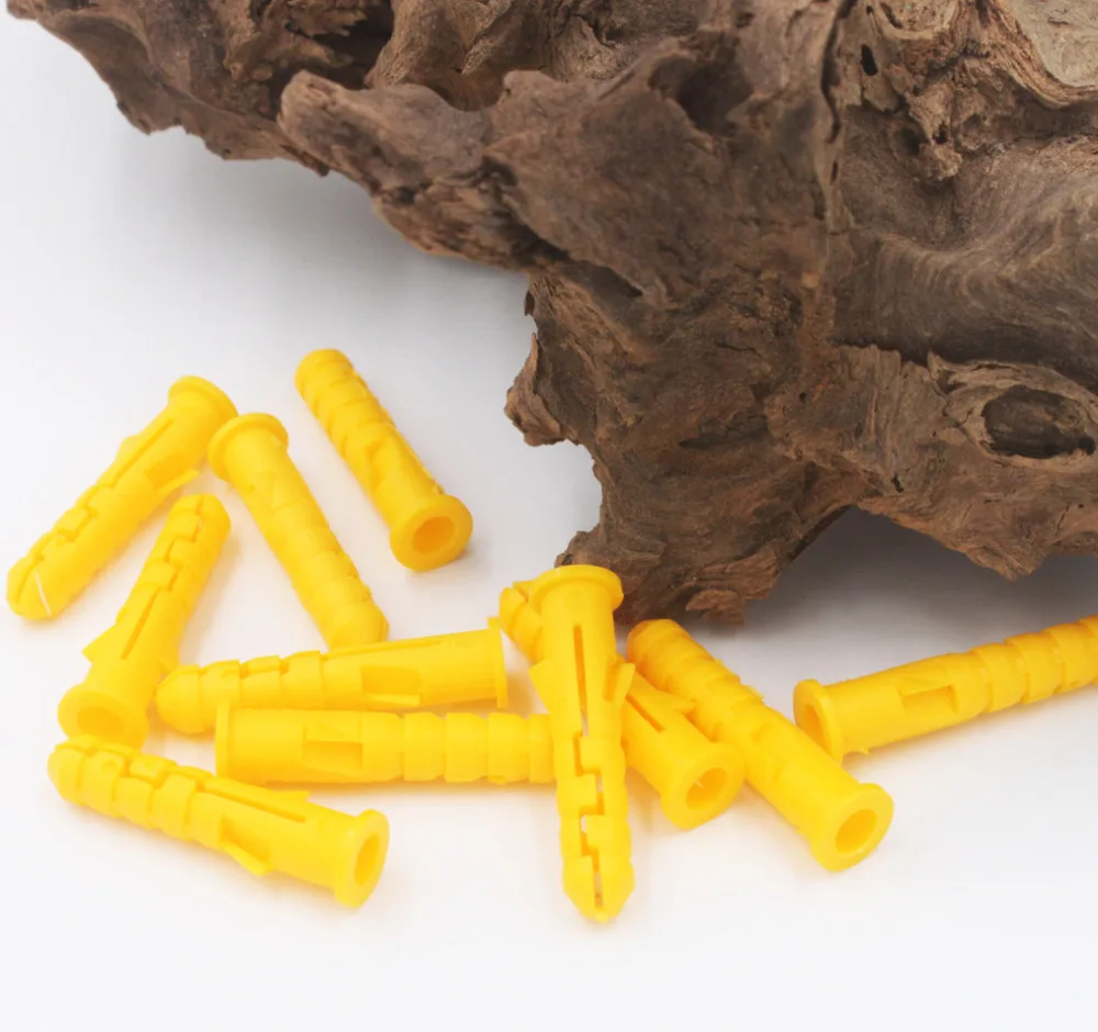 Ребристая пластиковая анкерная стена Расширительная Труба настенные заглушки