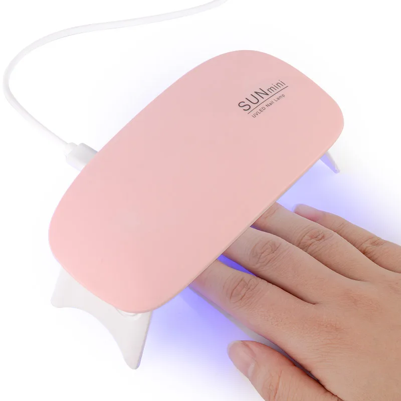 Ladymisty портативная мини 12 Вт Светодиодная лампа для сушки ногтей USB зарядка 6