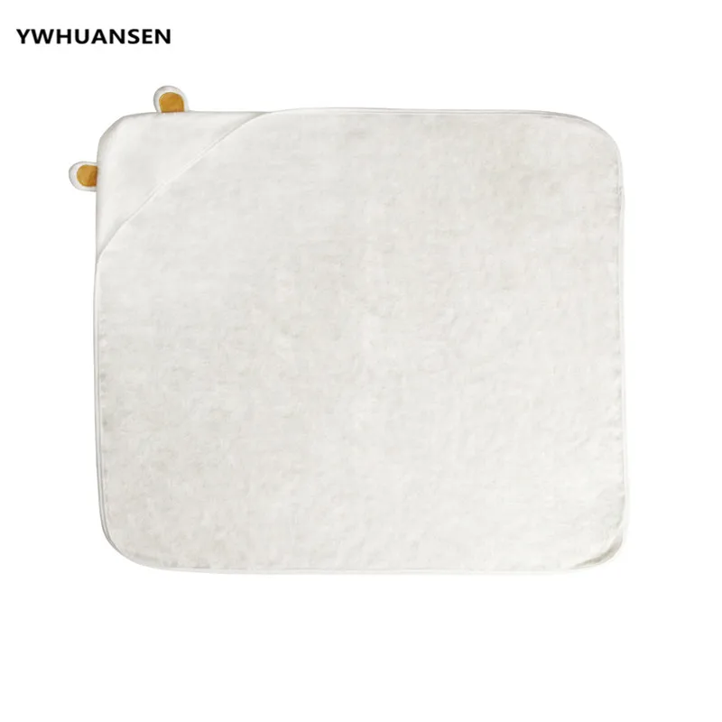 YWHUANSEN 90*90 см осенне-зимнее детское полотенце с капюшоном из бамбукового волокна
