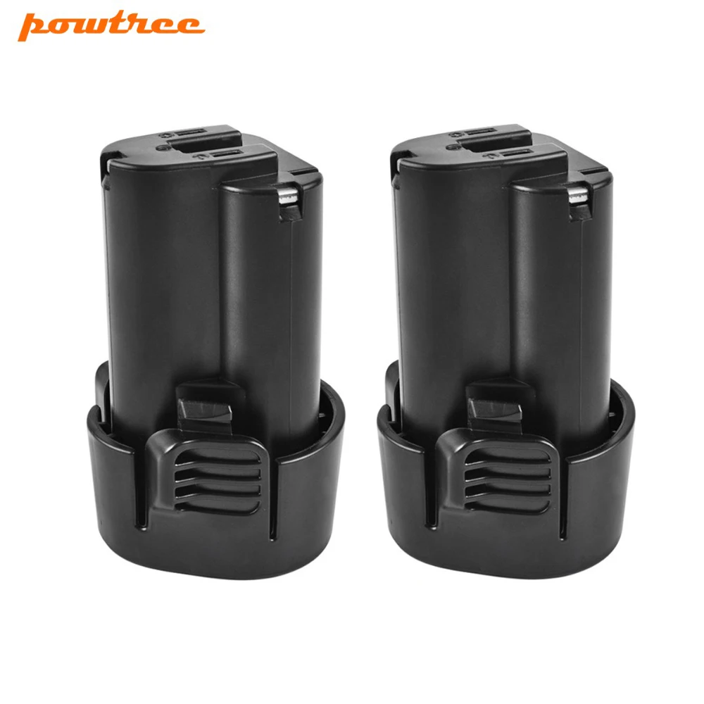 Two Piece Powtree 1500 мАч 10,8 В для Makita BL1013 перезаряжаемые электроинструменты Li-lon батарея замена TD090D TD090DW DF030D LCT203W BL1014 - Цвет: Two Piece
