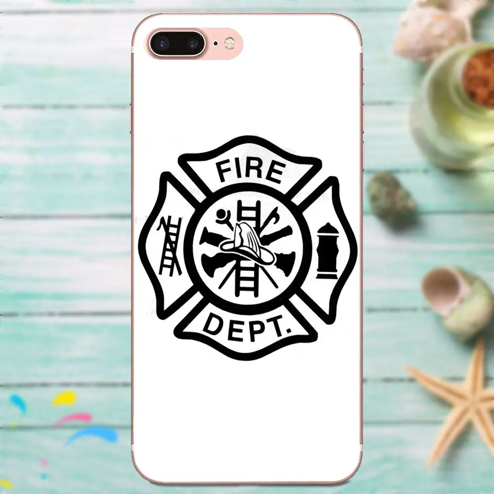 Пожарный отдел Fd Fire Logo TPU Live Love Phone для Apple iPhone 4 4S 5 5C 5S SE 6 6S 7 8 Plus X XS Max