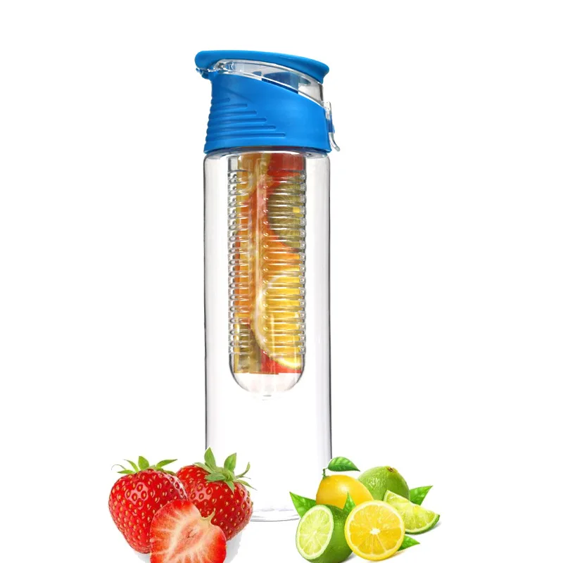 07 800 мл портативная целлюлозная чашка наружная Спортивная бутылка флип-бутылка с лимонным соком инфузионные инструменты для фруктов путешествия Кемпинг Аксессуары для дома - Цвет: 07