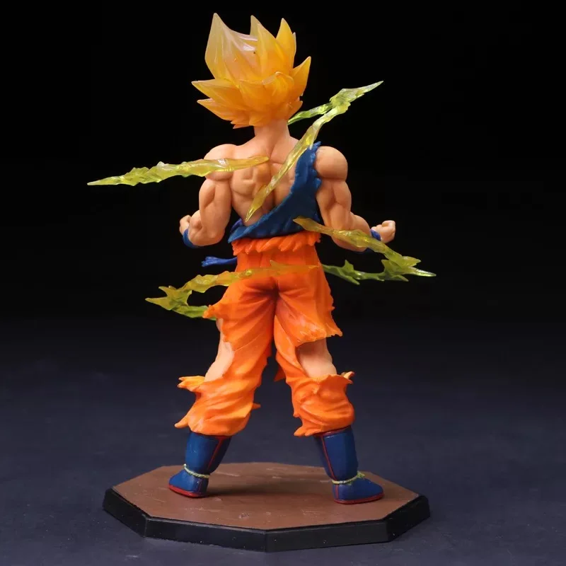 17 см Dragon Ball Z SON Goku Super Saiyan Аниме Фигурка мастер фигурка ПВХ Коллекция Модель