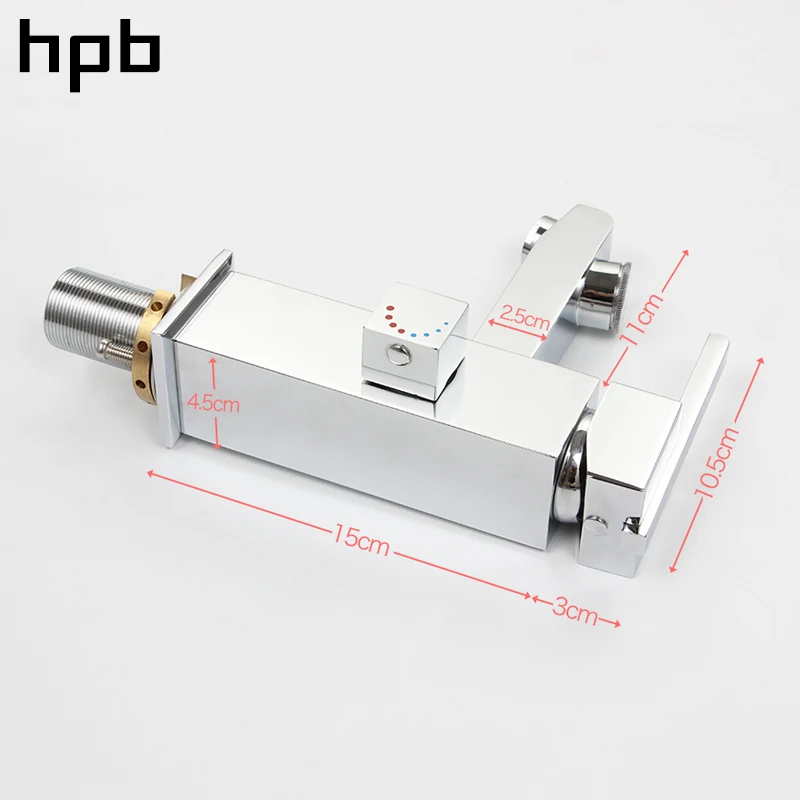 HPB 2017 инновационный верхний спрей Дизайн Смеситель кран для ванной комнаты