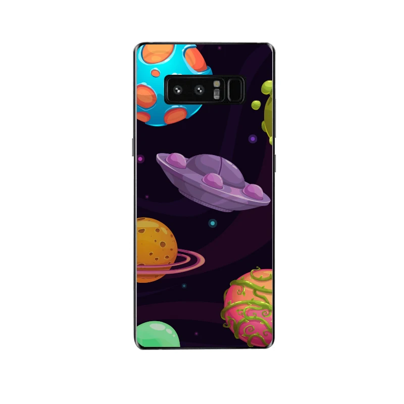Bauqee для Samsung Galaxy Note 8 Случай Симпатичный мультфильм телефона чехол iPhone X 4S 5S SE 6 S 7 Plus
