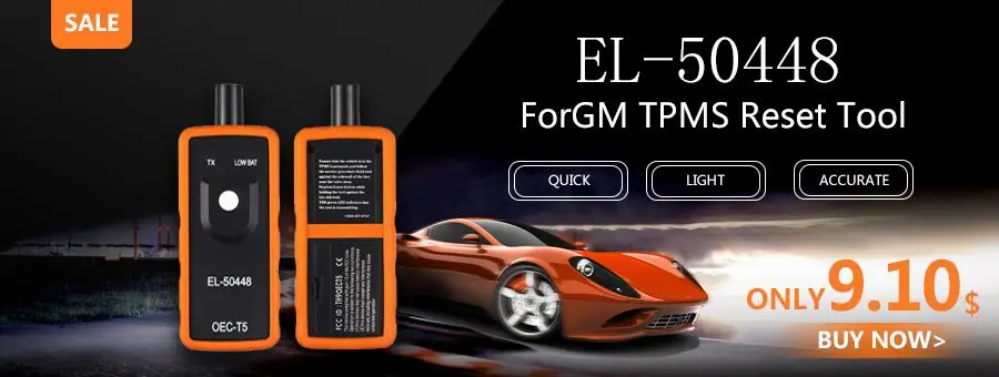 JDiag EL-50448 Автомобильный датчик давления в шинах JDiag 50448 TPMS инструмент активации forGM/Opel EL 50448 работает на всех