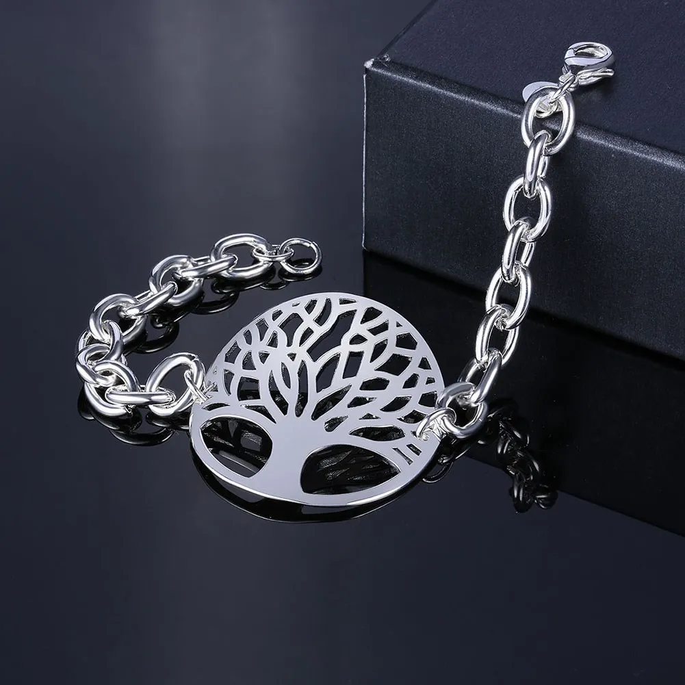 Lsb596 новые модные женские туфли серебристого цвета Браслеты Jewelry Лидер продаж