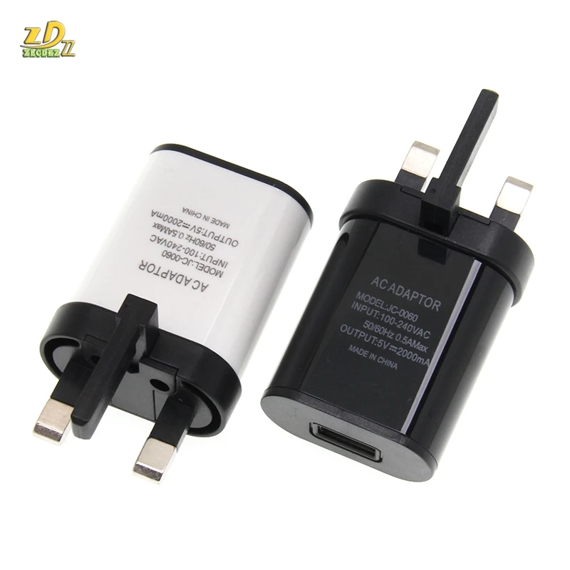 50 шт. высококачественное быстрое зарядное устройство USB 5 в 2 а с вилкой Стандарта