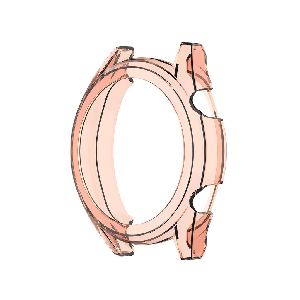 Orange 46mm Защитный чехол, прозрачный тонкий ТПУ чехол для huawei Watch GT Smart Watch 46 мм 42 мм, сменная пленка, защитный чехол 19Jul - Цвет: Orange 46mm