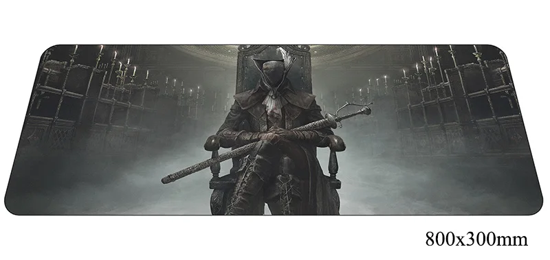 Коврик для мыши bloodborne, высококлассный компьютерный геймер, mause, коврик 800x300X2 мм, лидер продаж, коврик для мыши, эргономичный гаджет, настольные коврики - Цвет: Size 800x300X2MM
