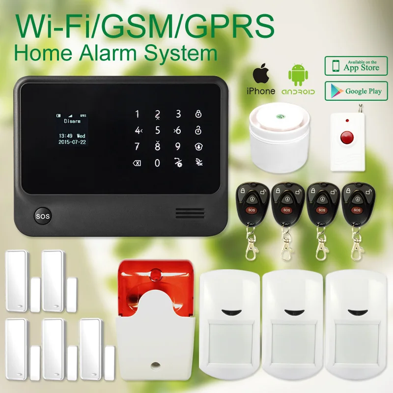 G90B plus Wi Fi GSM GPRS SMS Система сигнализации смартфон приложение дистанционное